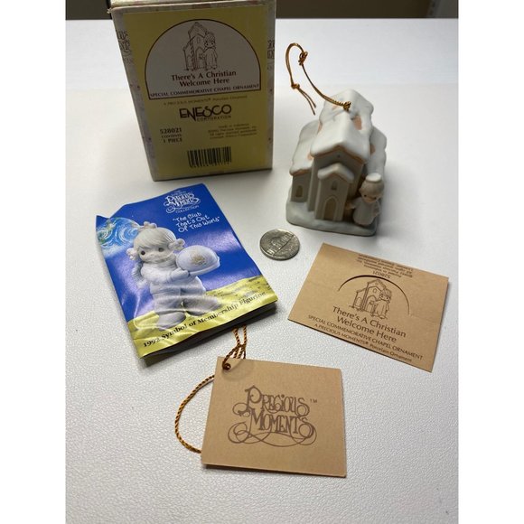 Precious Moments There's A Christian Welcome Here 528021 - Picture 1 of 6